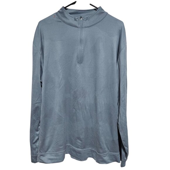 Kirkland Signature Athletic Shirt Men Size XXL Quarter Zip Pullover Track Jacket - Picture 1 of 5